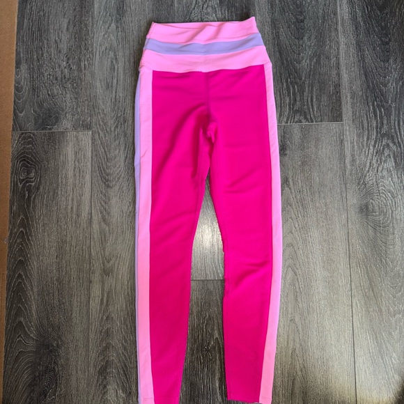 Beach Riot Mariella Legging Raspberry Colorblock - Picture 2 of 8